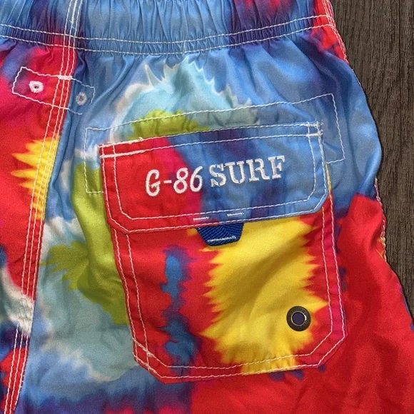 GAP| boys tie dye swim trunks 8 - Picture 7 of 8